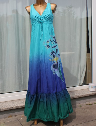 Esprit edc maxi kleid blau - esprit,