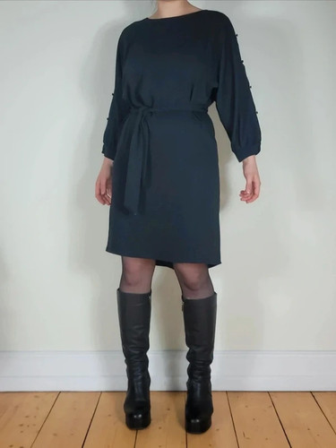 Schwarzes midikleid esprit - schwarzes,